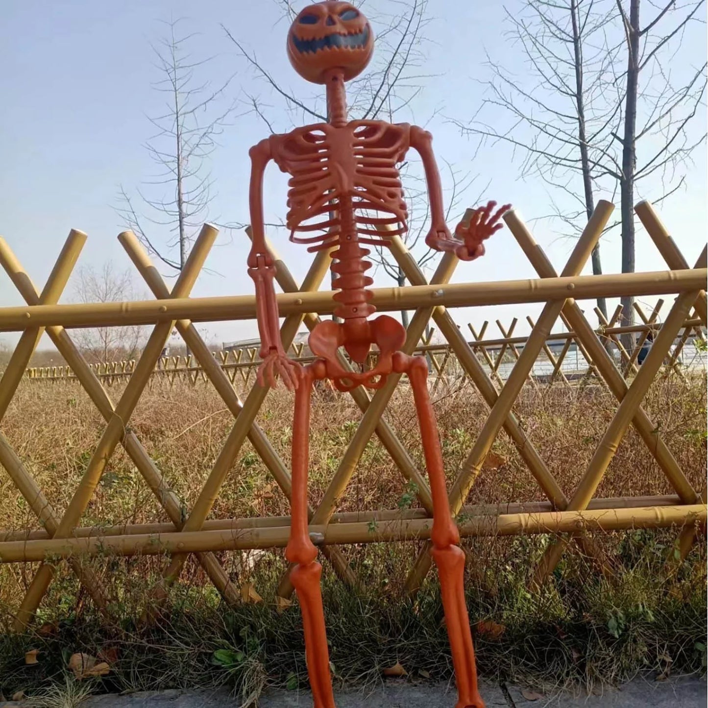 Halloween Clearance! Halloween Pumpkin Skeleton Decoration Halloween Party Decoration