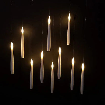 Floating Candles with Magic Wand Remote Control for Christmas/Wedding/Party Home